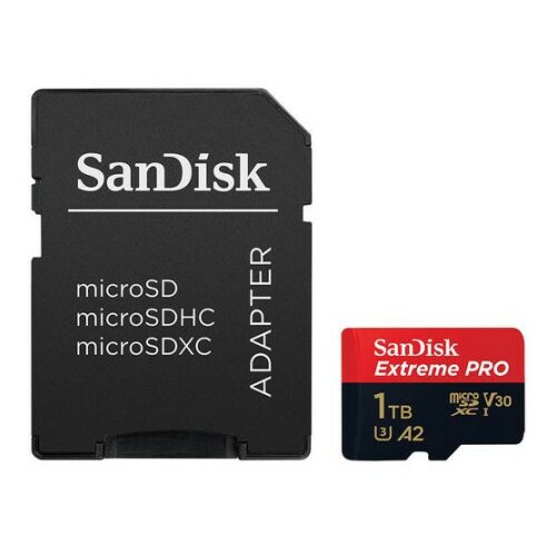 San Disk SDXC 1TB Micro Extreme Pro 200MB/s A2 C10 V30 UHS-I US+Ad Slike