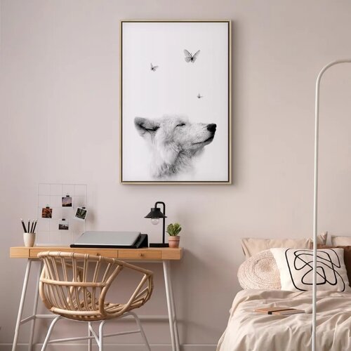  Slika - Gentle Dream (1 Part) Vertical 80x120 U prirodnom drvenom okviru Slike
