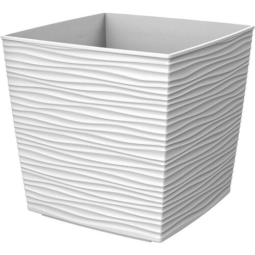 Gardino Saksija 20x20x17.3cm Finesa/ bela Slike