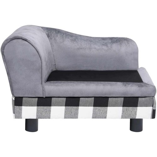 SOFA za pse crna 57 x 34 x 36 cm pli&amp;scaron;ana Slike