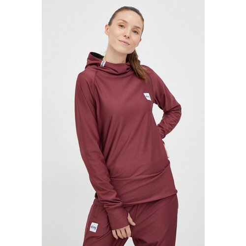 Eivy Funkcionalni pulover Icecold bordo barva Slike