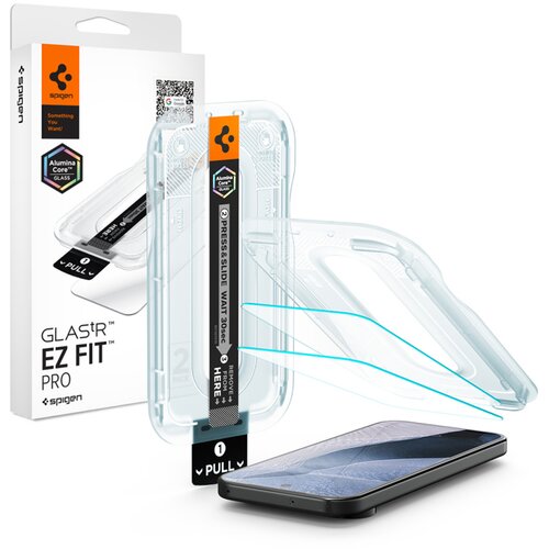 Spigen GlastR EZ FIT Pro za Google Pixel 11 Pro / Pixel 11 pakiranje od 2 komada AGL11480 Slike