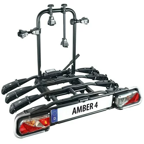 Eufab Nosač za bicikle Amber 4 (Prikladno za: 4 bicikla, Nosivost: 60 kg, Namijenjeno za: Vozila s kukom za prikolicu)