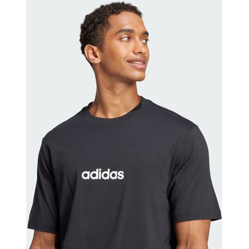 Adidas Funkcionalna majica &amp;#039;Essentials&amp;#039; črna / bela Slike