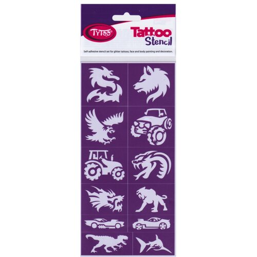 TyToo Power Pack set &scaron;ablona za tetovaže od &scaron;ljokica za dječake Cijene
