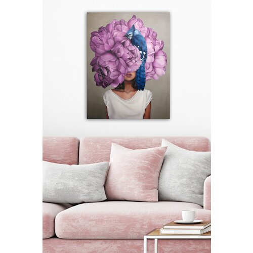Wallity 7436502942921-5070 multicolor decorative canvas painting Cene