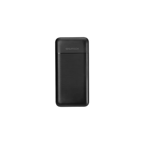 Power bank Gigatech 10000 mAh, USB izlazi, crni PBU-10000-BK