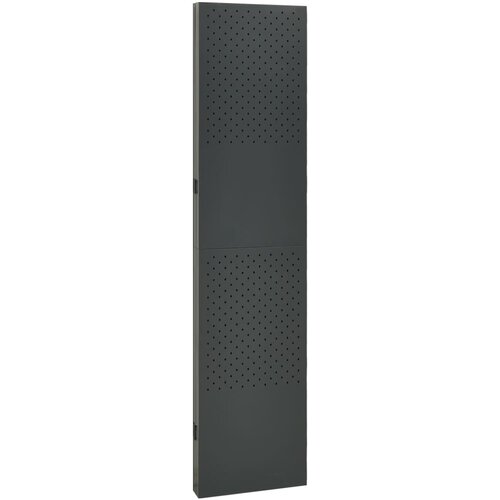  pregrada s 4 panela antracit 160 x 180 cm čelična Slike