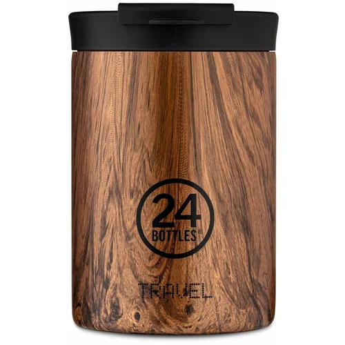 24 Bottles - Termos šalica Travel Tumbler Sequoia Wood 350ml