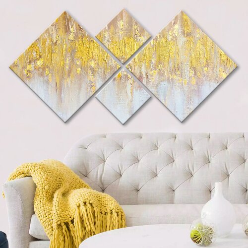 Wallity slika 4MDF826596080, 60x115 cm, 4 dijela Cene
