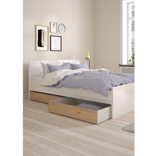 Tvilum Ladice za ispod kreveta u setu 2 kom 90x190/140x190 cm u prirodnoj boji Naia &amp;ndash; Slike