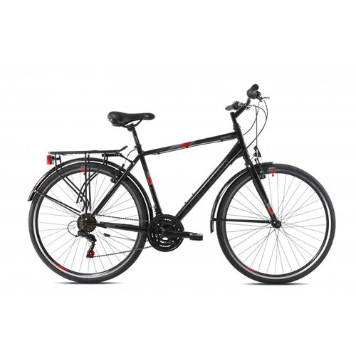 Capriolo Gradski bicikl Sunrise Touring Man 28/18HT 22 Crno-crveni Cene