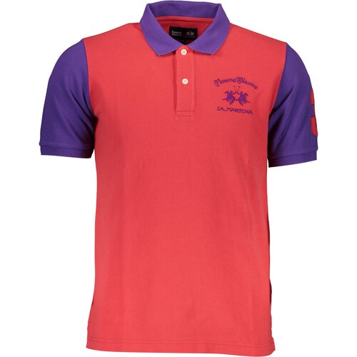 La Martina POLO SHORT SLEEVE MAN RED Slike