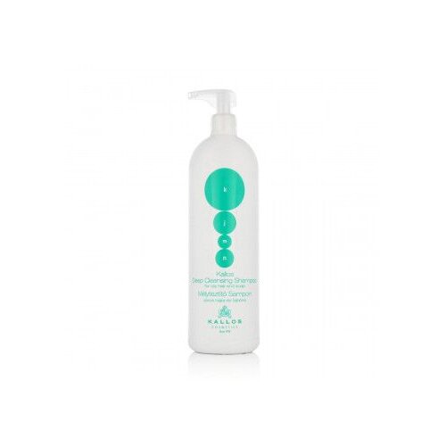 Kallos Cosmetics kjmn deep cleansing foaming face wash &amp;scaron;ampon za masnu kosu i vlasi&amp;scaron;te 1000 ml za žene Slike