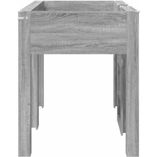  Krevet na kat za djecu s pohranom Siva Sonoma 75 x 190 cm Slike