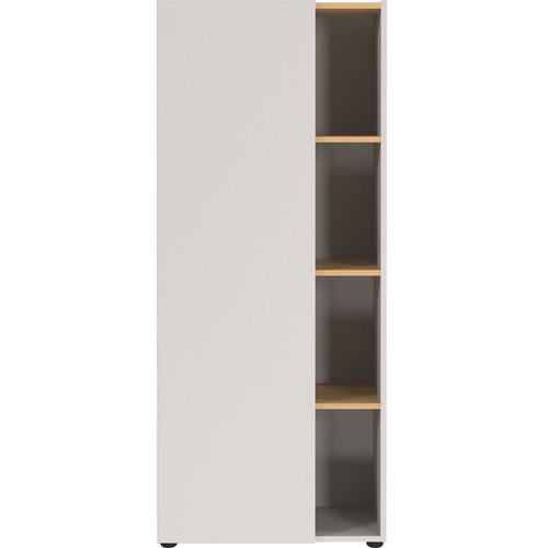 Germania Bijela biblioteka u dekoru hrasta 61x145x34 cm Adrano – Cijene