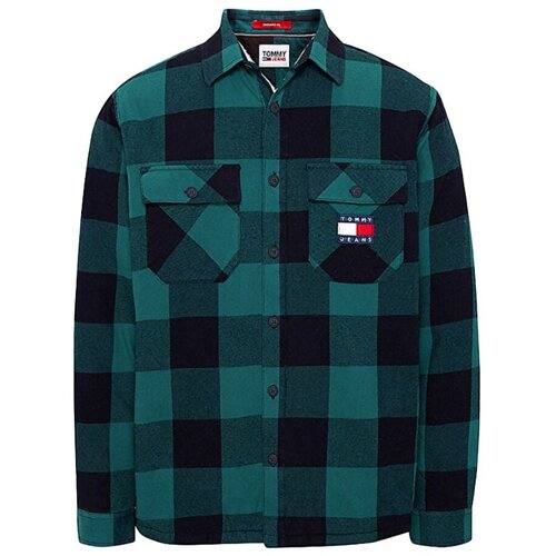 Tommy Hilfiger Jeans Tommy Jeans Shirt - TJM SHERPA FLANNEL O Green Cene