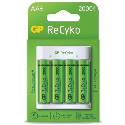 Gp PUNJAČ Baterija ZA 4 x AAA/AA + 4 PUNJIVE AA BAT. 2100mAh Cene