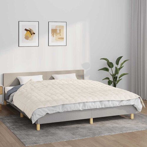  Teška deka svijetla krem 155x220 cm 11 kg od tkanine Cene
