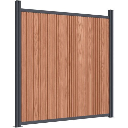  Panel za ogradu smeđi 1737 x 186 cm WPC Slike