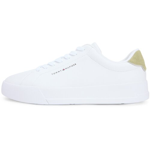 Tommy Hilfiger Niske tenisice 'COURT ESS' maslinasta / bijela Cijene