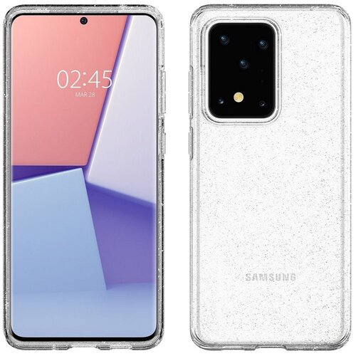 Spigen Maska za telefon Liquid Crystal Glitter za Samsung S20 Ultra/ G988F transparent Slike