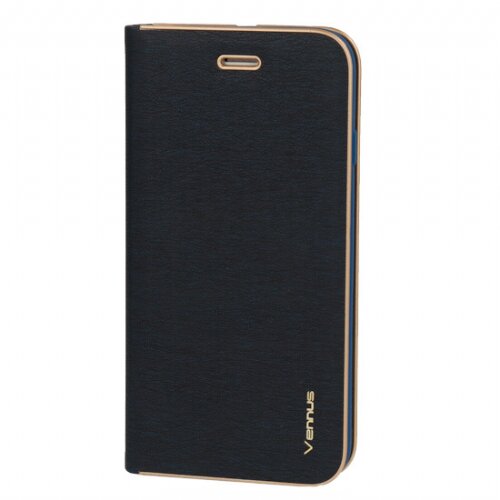  Premium preklopna torbica Samsung Galaxy A33 5G A336 - modra z zlatim robom Slike