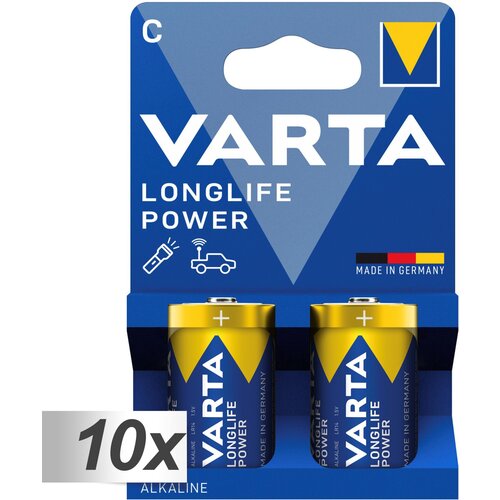 Varta 10x2 Longlife Power Baby C LR 14 VPE Innenkarton Slike