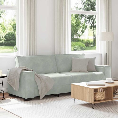  Trosjed Sofa Svijetlosiva 220x78x84 cm Bar&scaron;un Cijene