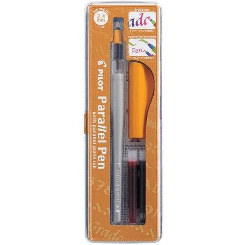 Nalivpero ZA KALIGRAFIJU 2,4MM SET PARALLEL PEN PILOT FP3-24-SSN SIVO/NARANČASTO Cijene
