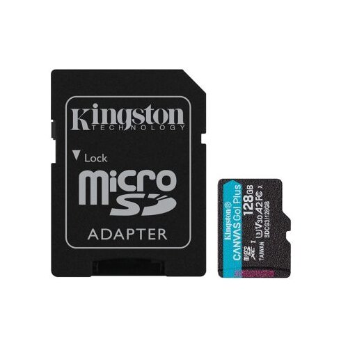  SD card Kingston 128GB CanvasGoPlusr/w 170MB/s/90MB/s with adapter SDCG3/128GB Cijene