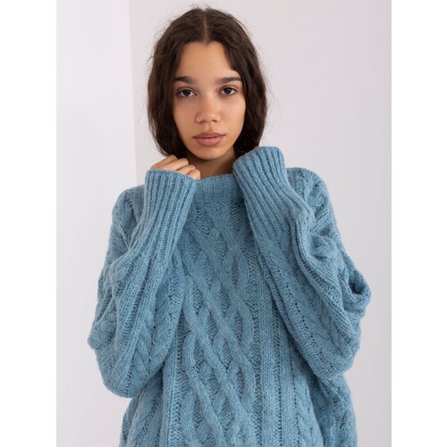 Wool Fashion Italia Sweater-AT-SW-2363-2.30-Blue Slike