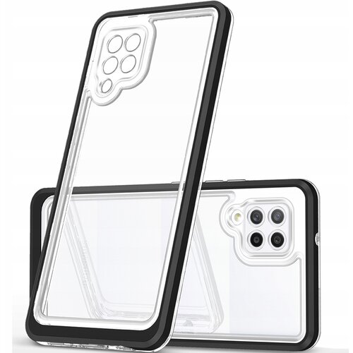 HURTEL OHIŠJE ZA OVITEK CLEAR CASE Z OKVIRJEM ZA SAMSUNG GALAXY A42 ČRN, (21910967) Cene