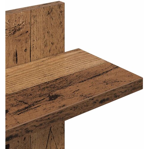  Floating polica za zid Staro drvo 48,5 x 15 x 101 cm Slike