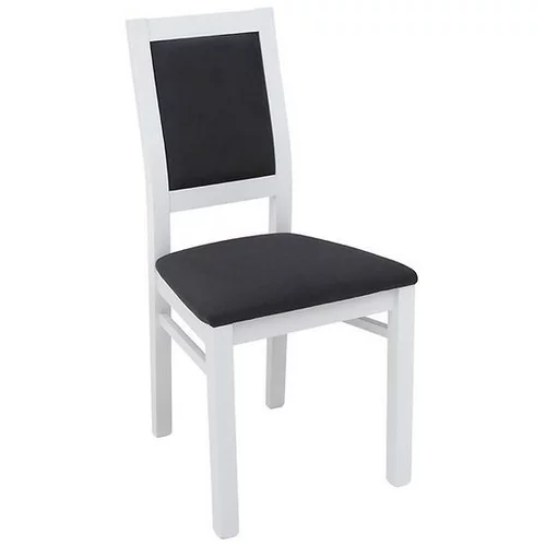 Black Red White Jedilni stol Porto - Bel/črn