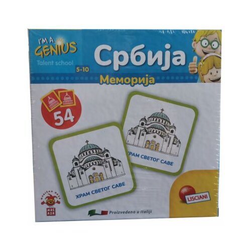 Magaza edukativna igra memorije srbija mali gen Cene