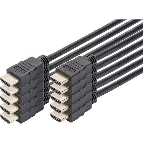 Digitus HDMI priključni kabel HDMI-A vtič\, HDMI-A vtič 2.00 m črna AK-990920-020-S #####4K UHD\, avdio povratni kanal HDMI kabel, (20431955) Cene
