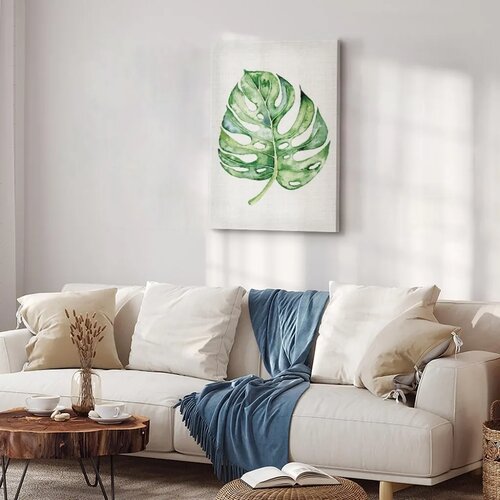  Slika - Watercolor Monstera (1 Part) Vertical 20x30 Cene