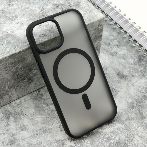 Maska silky magsafe matte za iphone 15/ crna Cene