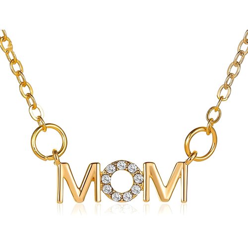 Ogrlica Mom - Zlatna KP28445 Cijene