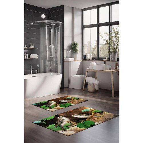  CT-5167 multicolor bathmat set (2 pieces) Cene