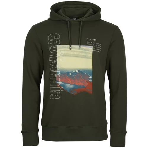 O'neill Sweater majica 'Cali Mountains' plava / žuta / crna / bijela