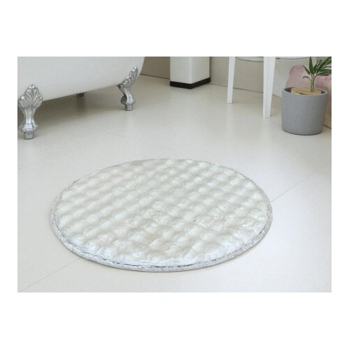  Okrugla Prostirka za kupatilo fi 100cm Bela boja ( VLK000198-belaboja ) Slike