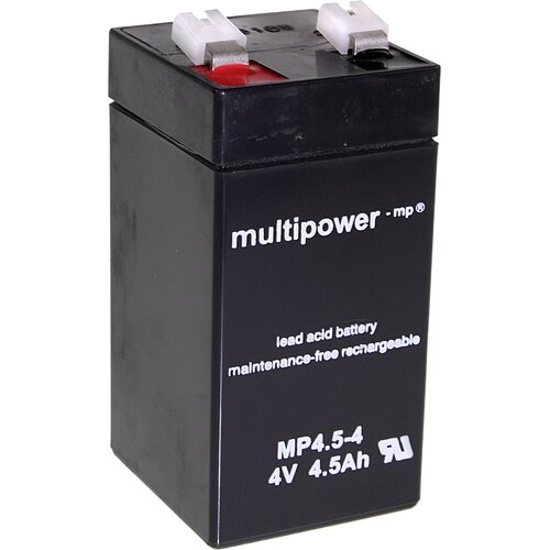 Multipower Svinčev akumulator 4.5 Ah MP4\,5-4 A960445 svinčevo-koprenast (AGM) 48 x 100 x 52 mm plo&scaron;čati vtič 6.35 mm, (20829034) Cene