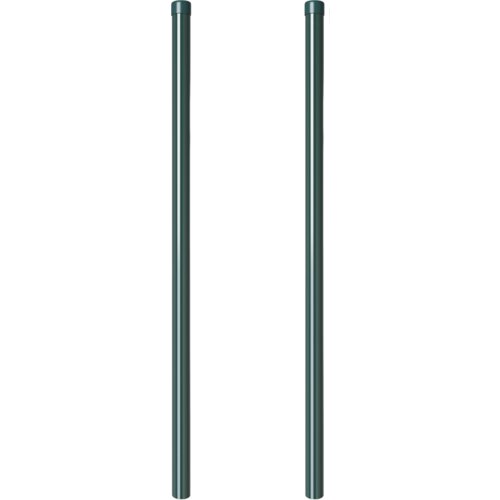 vidaXL Ograde 2 pcs Zelena 120 cm Čelik s praškastim premazom Cene
