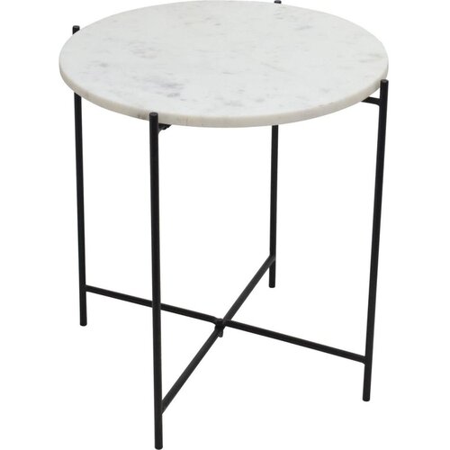 Eglo 424001 - Pristavni stolić TOWADA 44 cm, dekor mramor/crna Slike