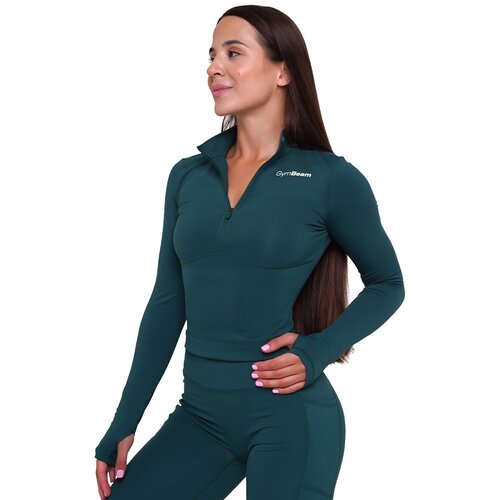 GymBeam ženska sportska majica Ignite Dark Green 92263 Slike