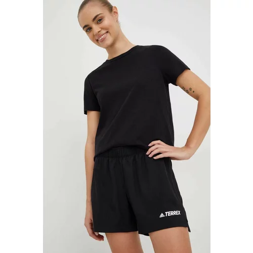 adidas Terrex Športne kratke hlače ženski, črna barva