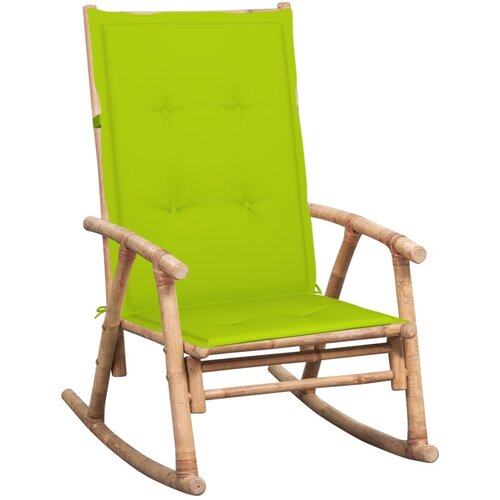 vidaXL Gugalnik z blazino bambus, (20662243) Cene