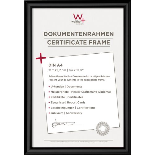 Walther trendstyle 21x29,7 resin black din A4 KP130B Cijene